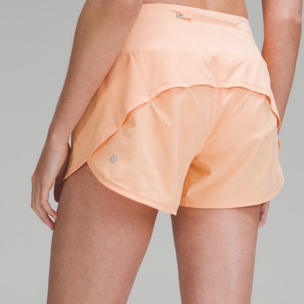 lululemon athletica Peach Layered Tempo Shorts